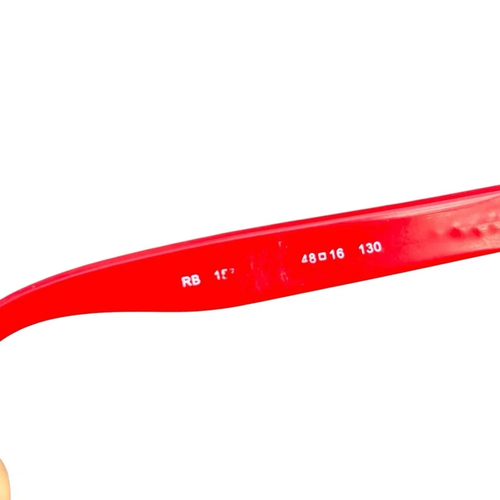 Boys‎ Youth Ray-Ban Eyeglasses Kids RB 1535 Full Frame Square Plastic Red Black